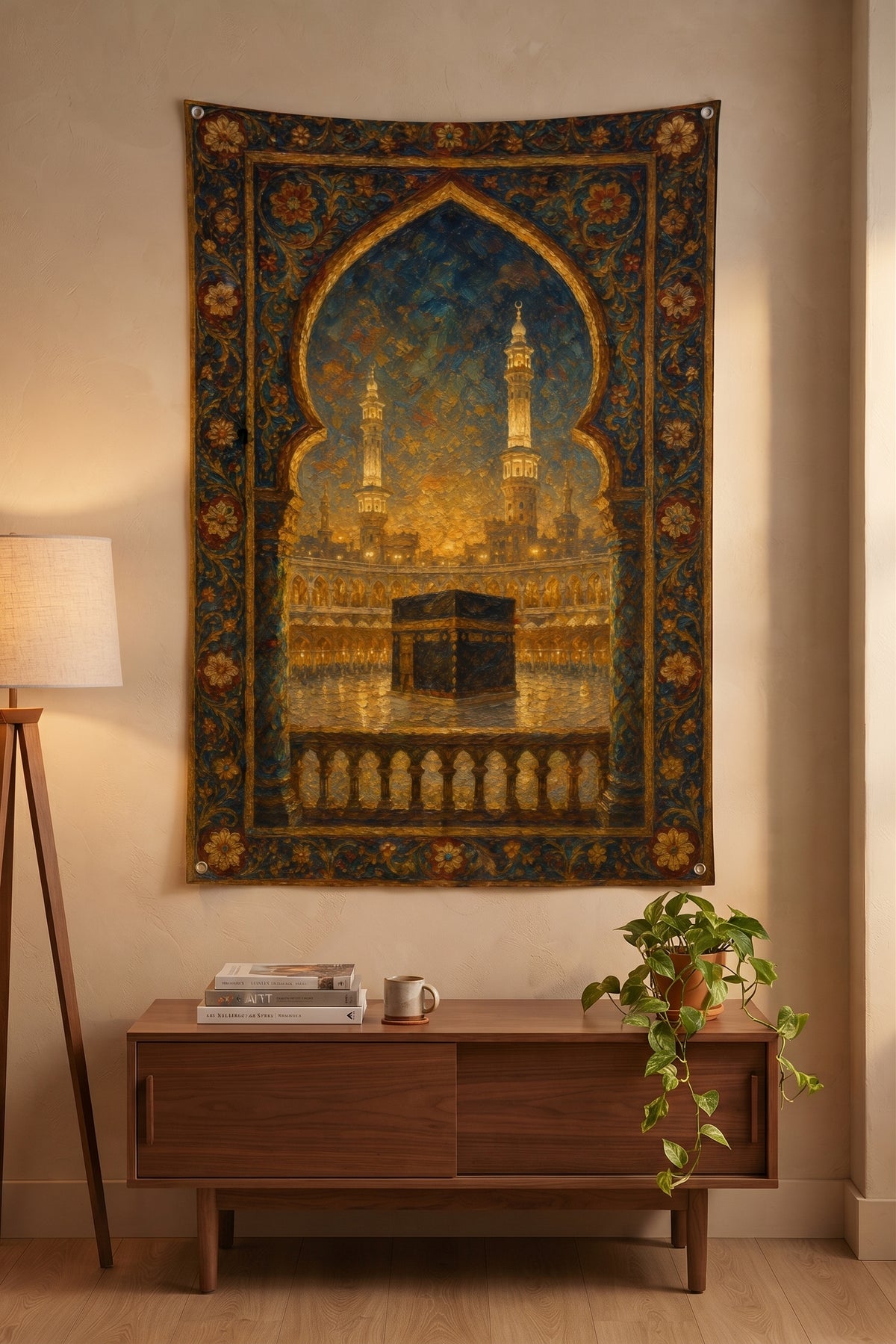 Masjid-e-Haraam Islamic Wall Tapestry