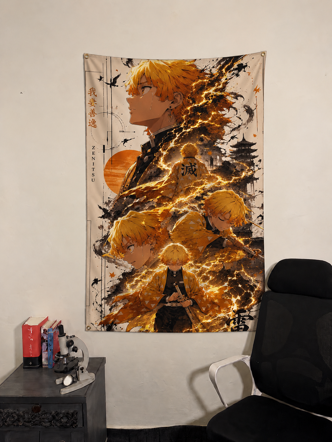 Zenitsu Demon Slayer Wall Tapestry