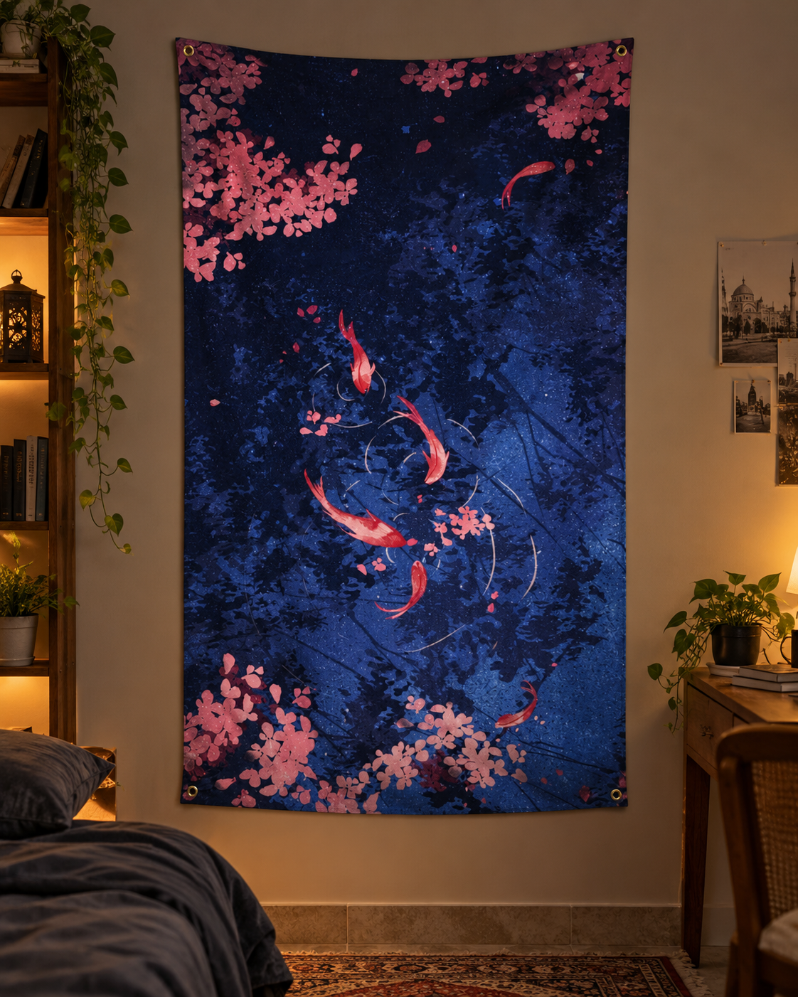 Purple Way of Life Wall Tapestry