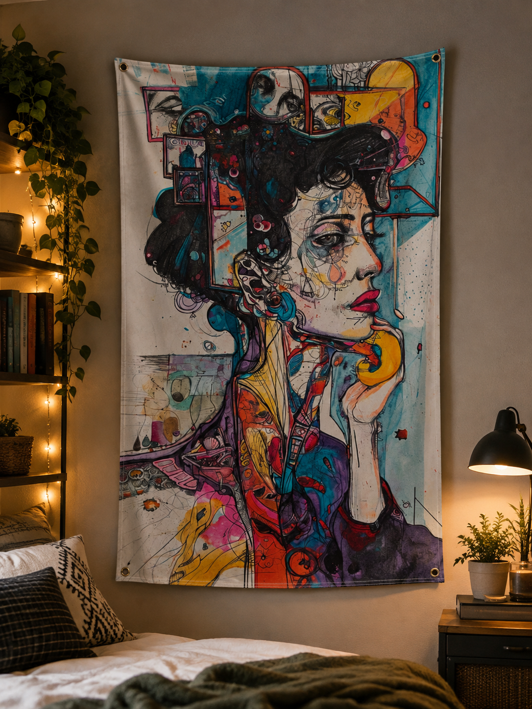 Women in Colour Art Tapestry