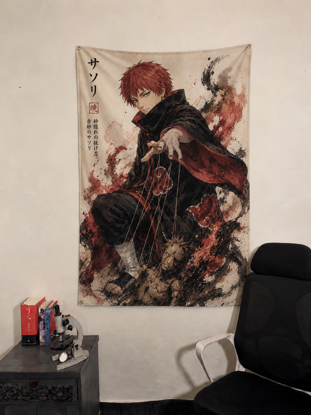 Sasori Puppet Art Wall Tapestry