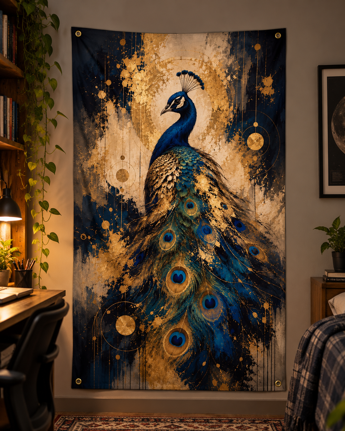 Peacock Wall Tapestry
