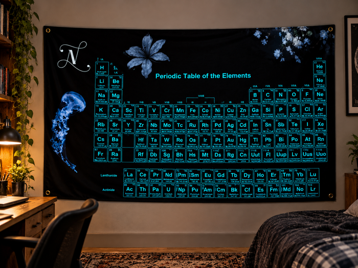 Periodic Table Wall Tapestry