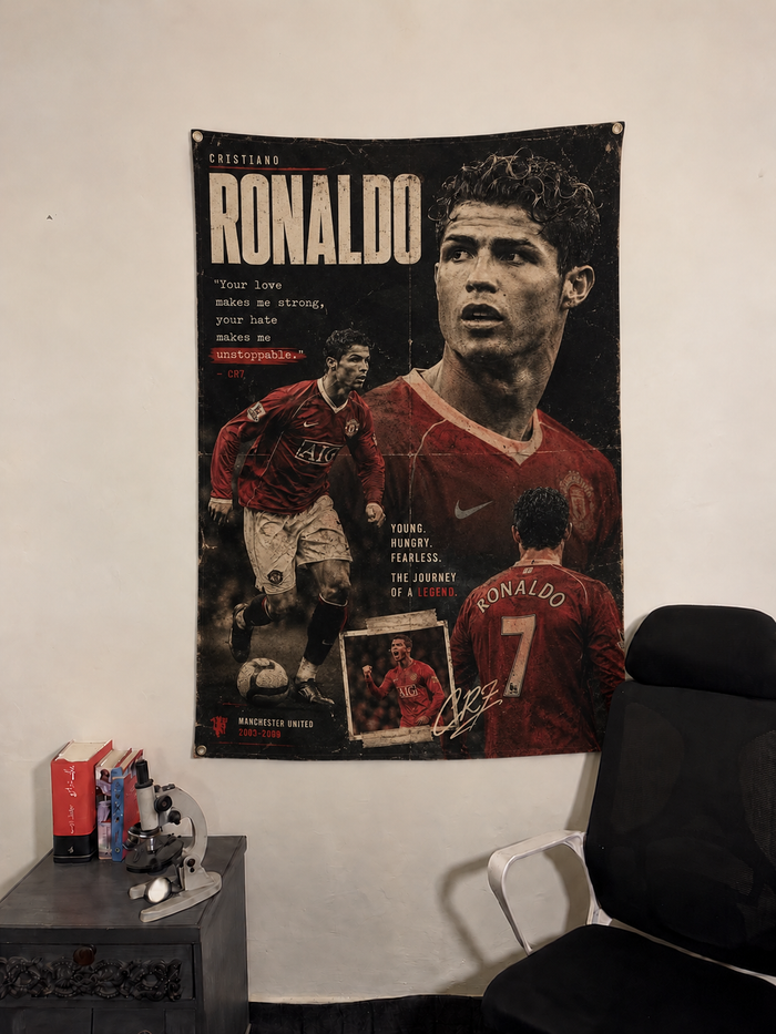Ronaldo the Legend Wall Tapestry