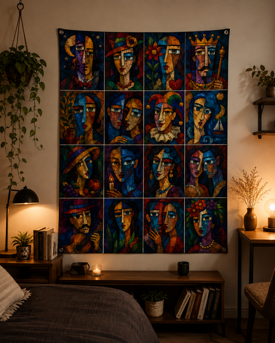 Premium Abstract Art Tapestry