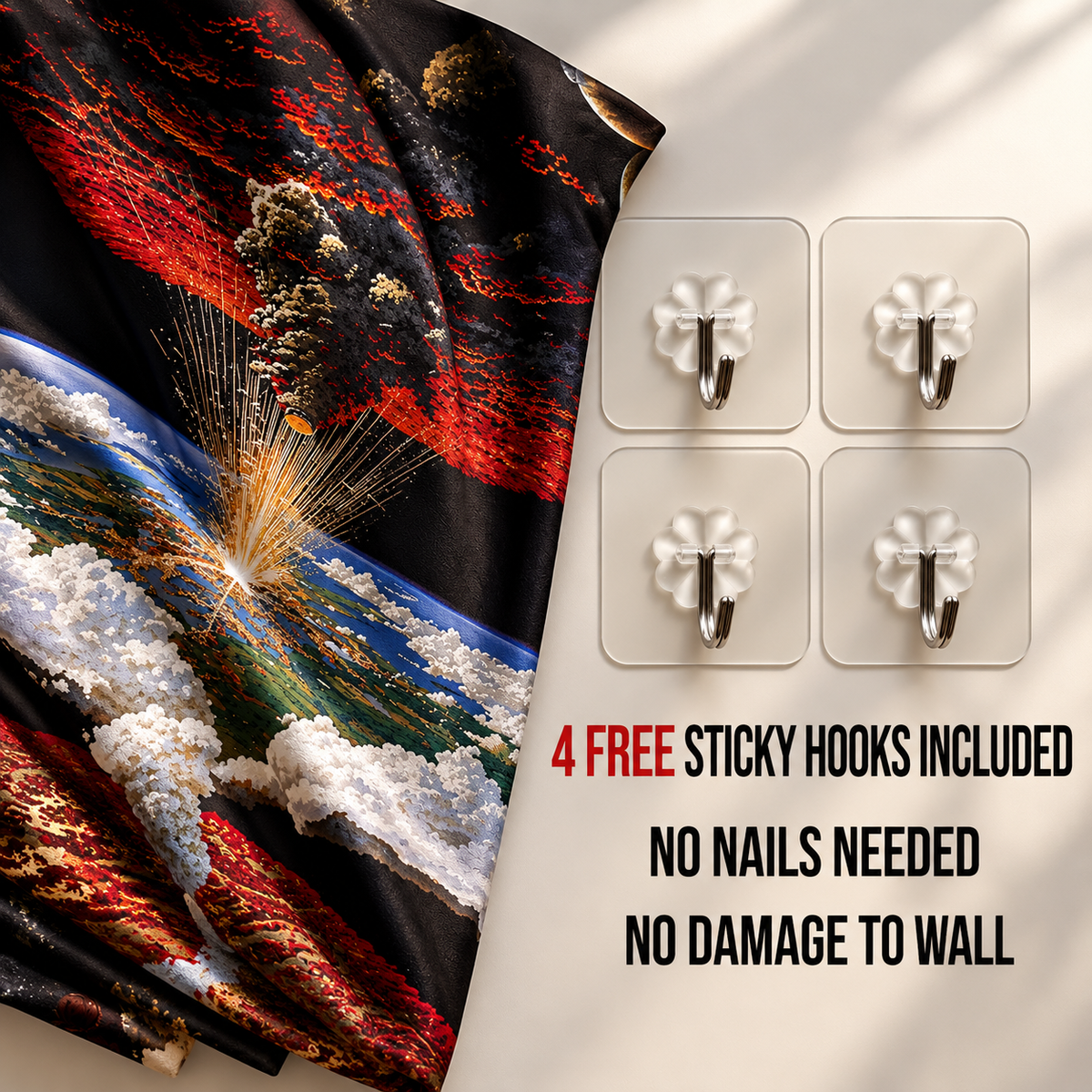 Volcano Wall Tapestry