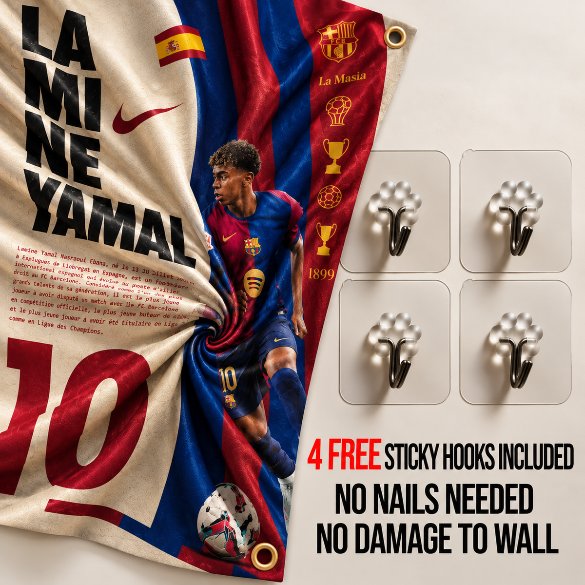 Lamine Yamal Wall Tapestry