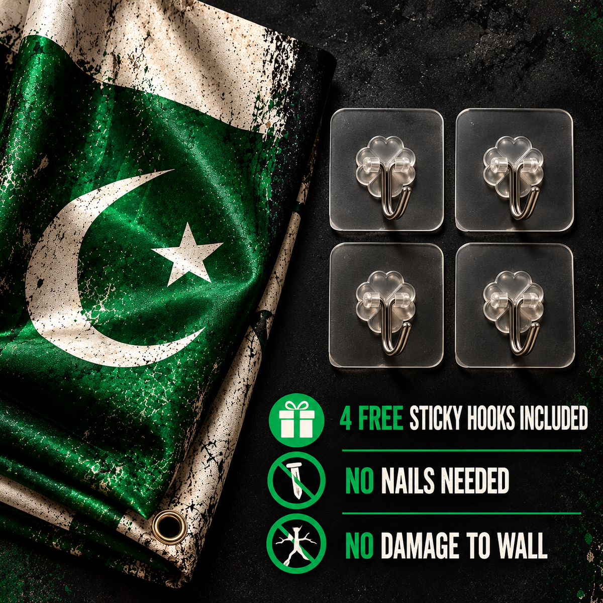 Pakistan First Wall Tapestry