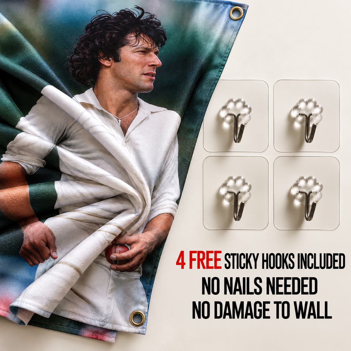 Imran Khan Wall Tapestry