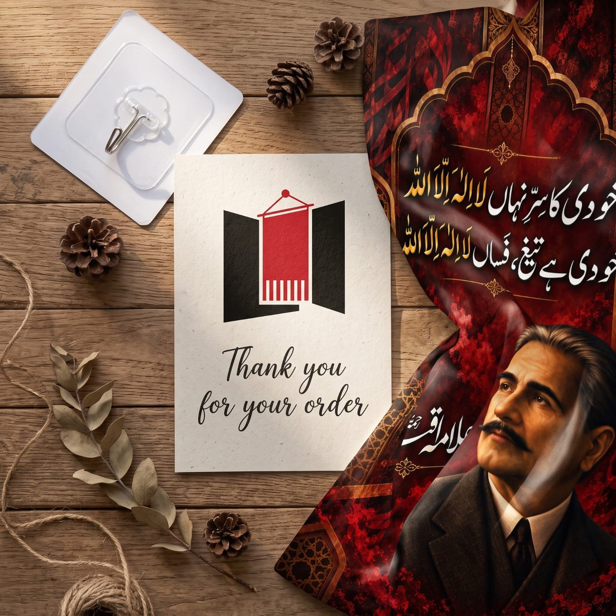 Khudi by Allama Iqbal Wall Tapestry