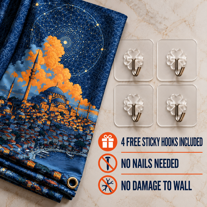 Twilight Mosque Wall Tapestry
