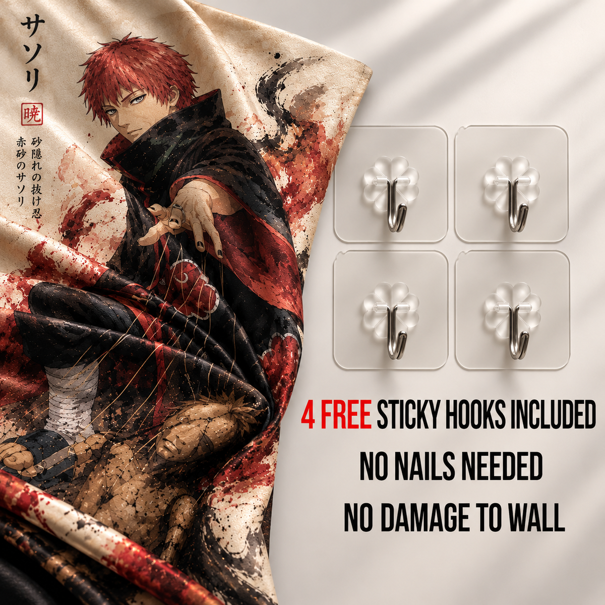 Sasori Puppet Art Wall Tapestry
