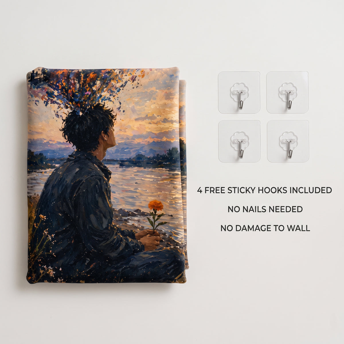 Mind Full of Colour Wall Tapestry