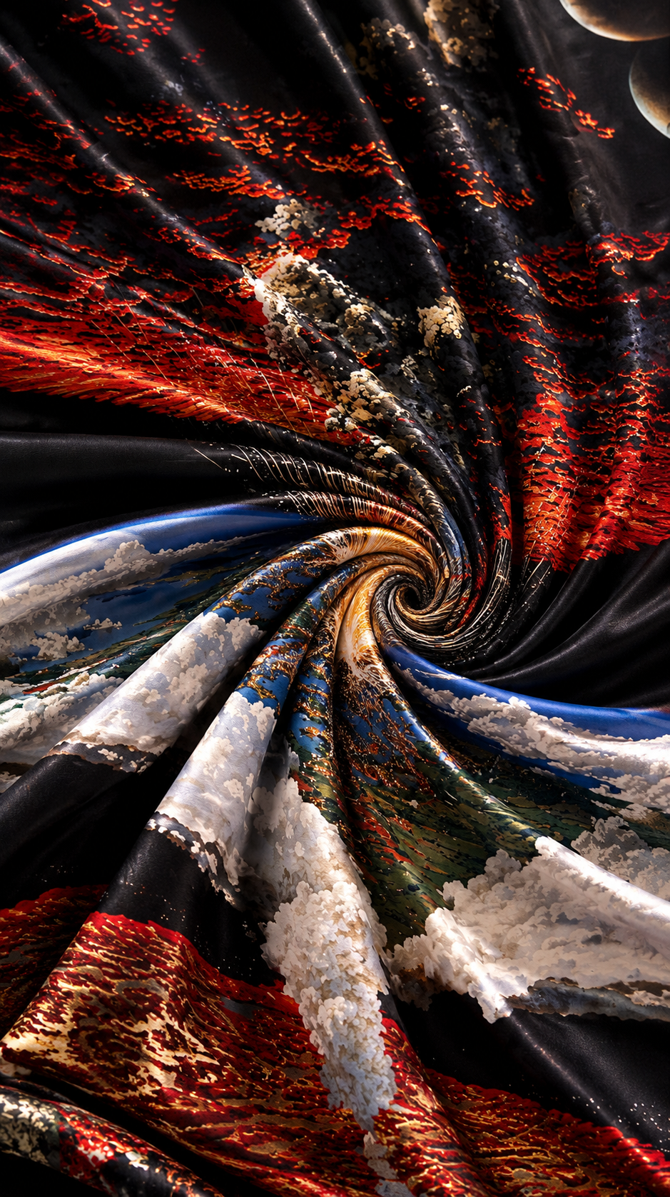 Volcano Wall Tapestry