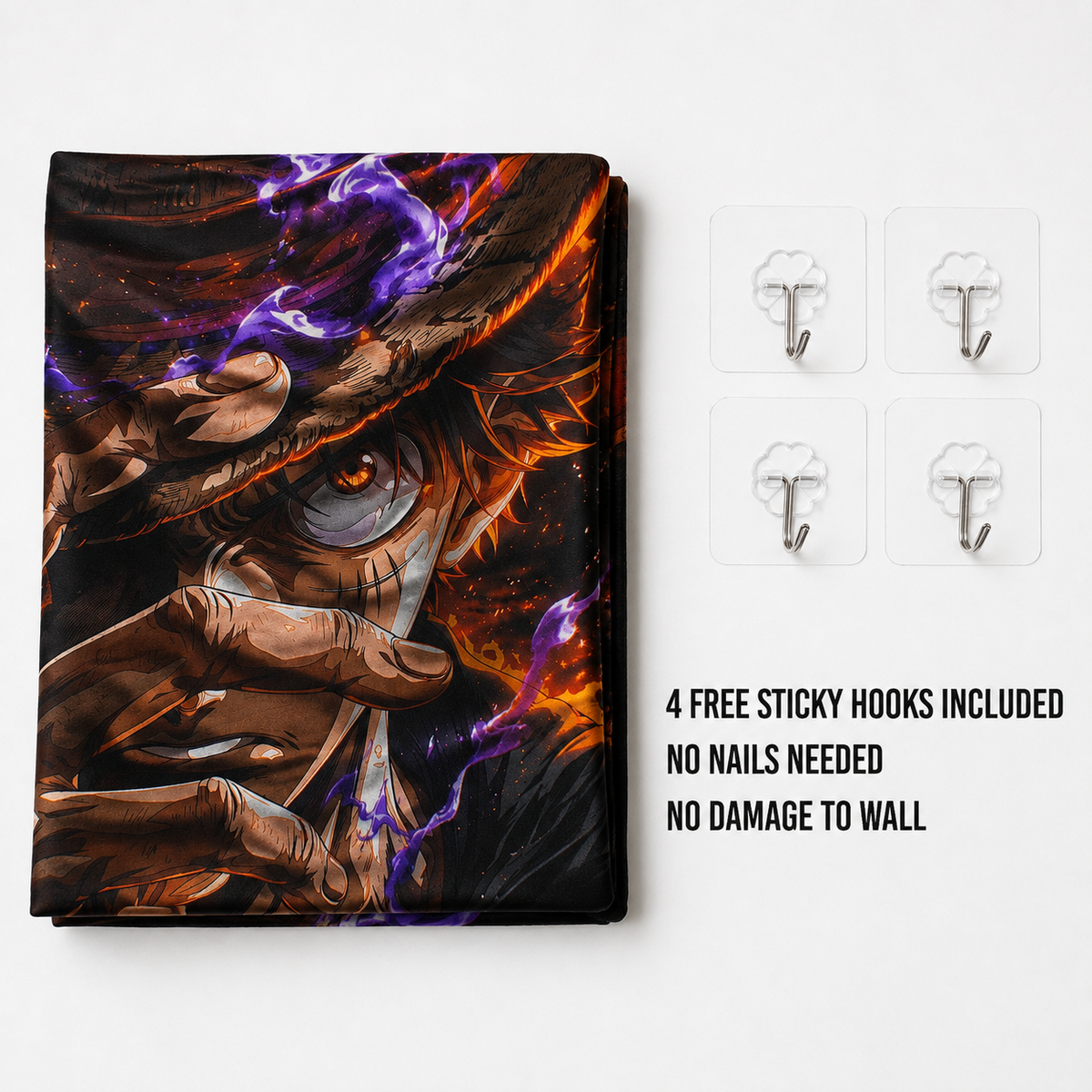 Angry Luffy Wall Tapestry