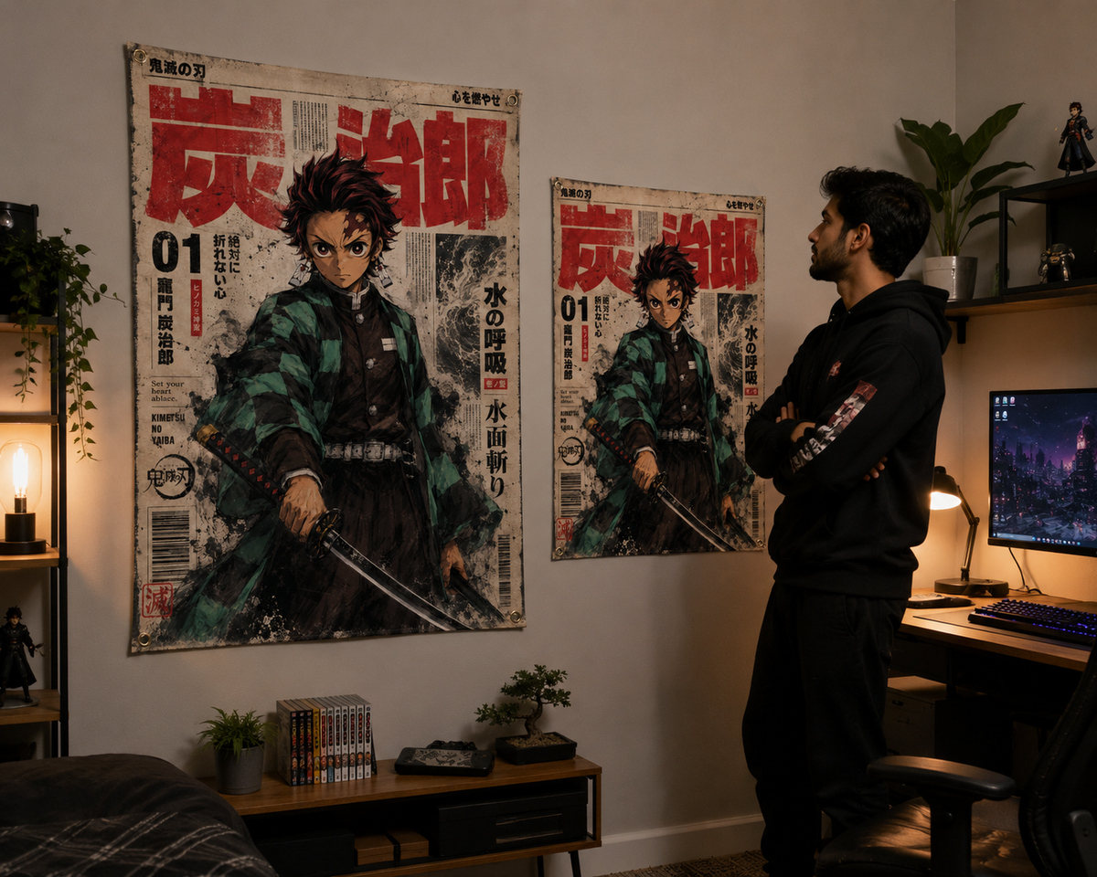 Tanjiro Demon Slayer Wall Tapestry