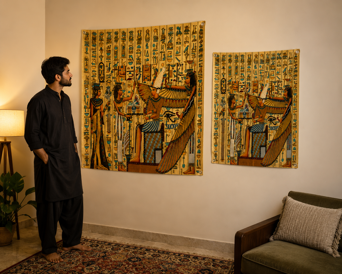 Egyptian Art Wall Tapestry