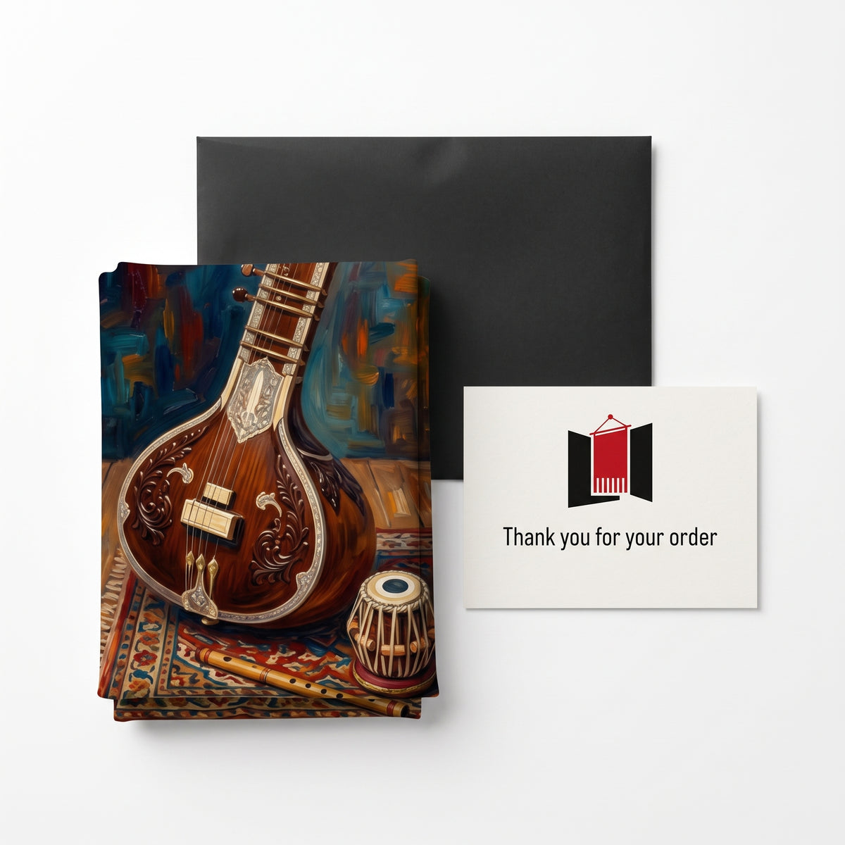 Vintage Guitar Pakistani Tapestry