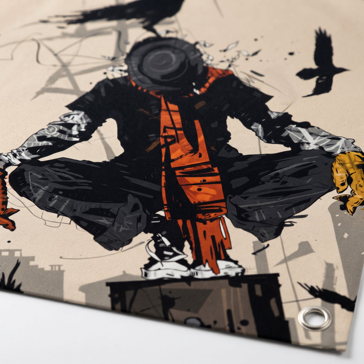 Black Art Wall Tapestry