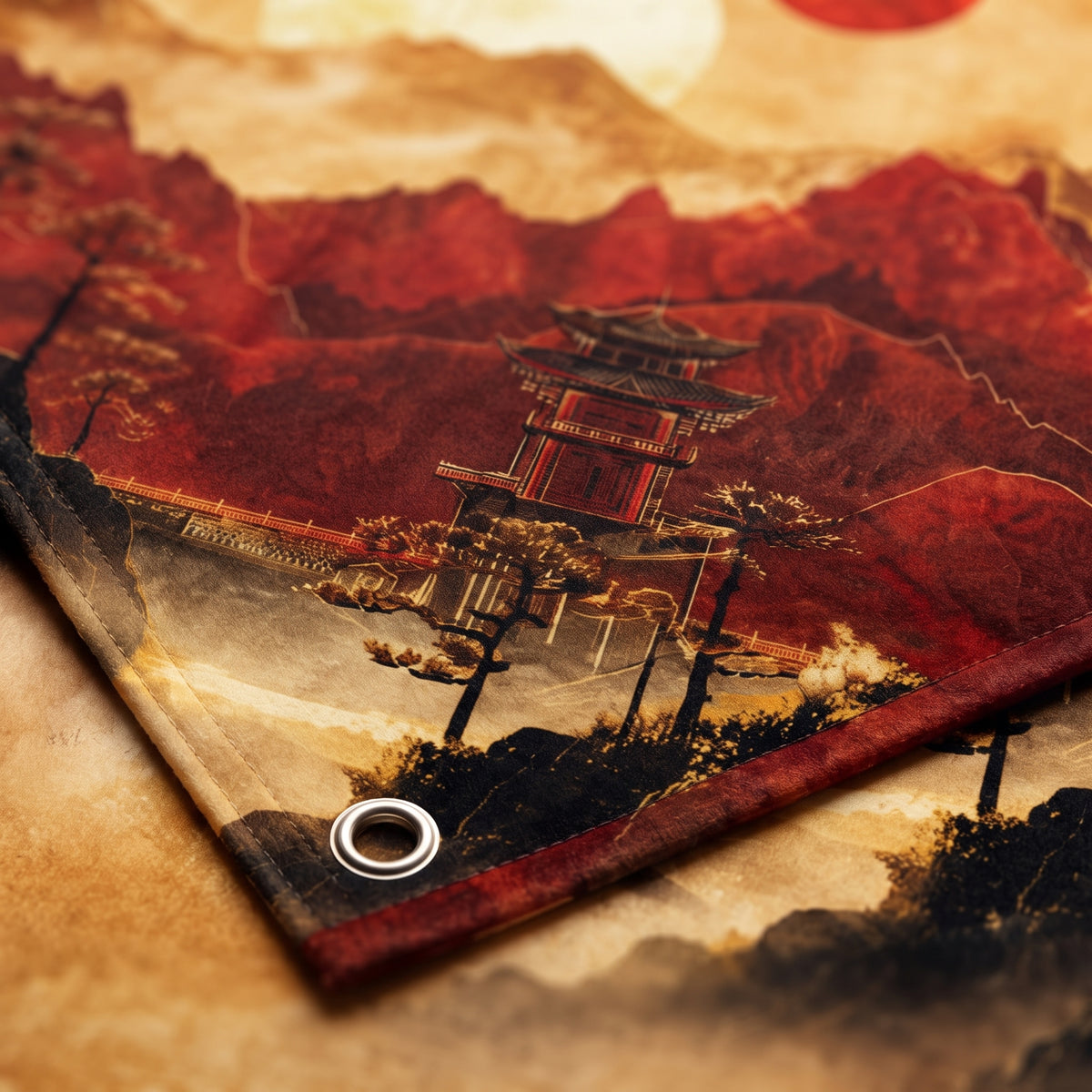 Red Mountain Wall Tapestry