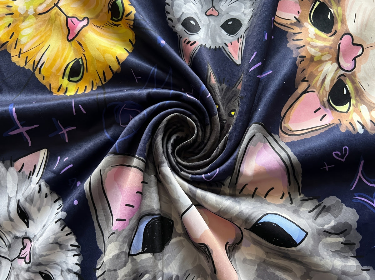 Cat in the Cosmos Wall Tapestry