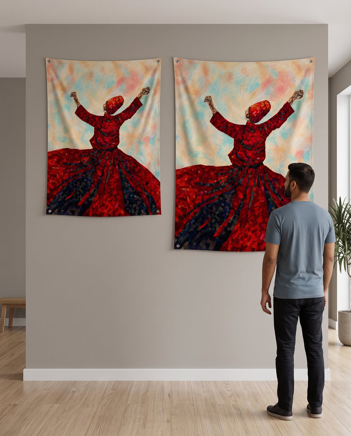 Sufi Dancing Wall Tapestry
