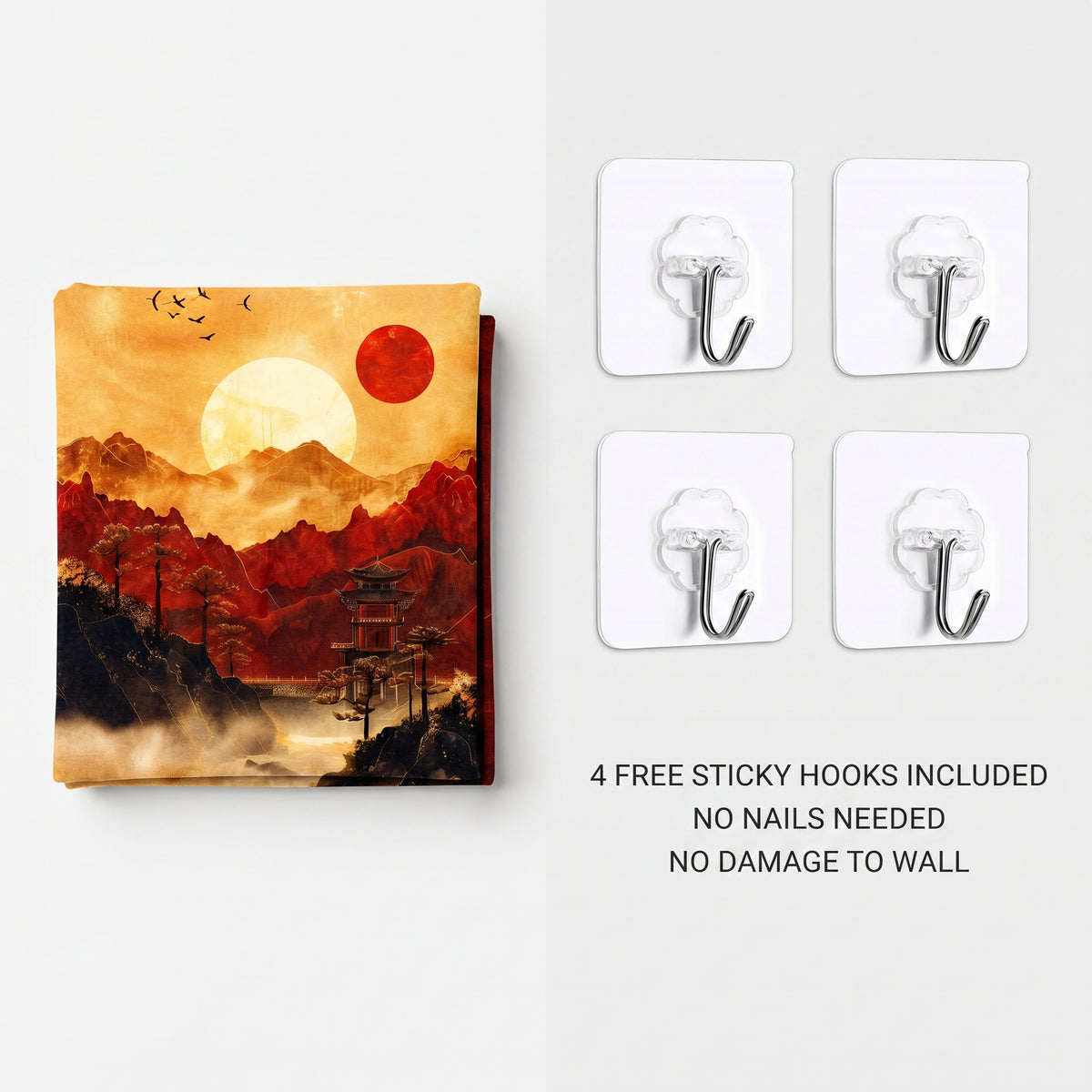 Red Mountain Wall Tapestry