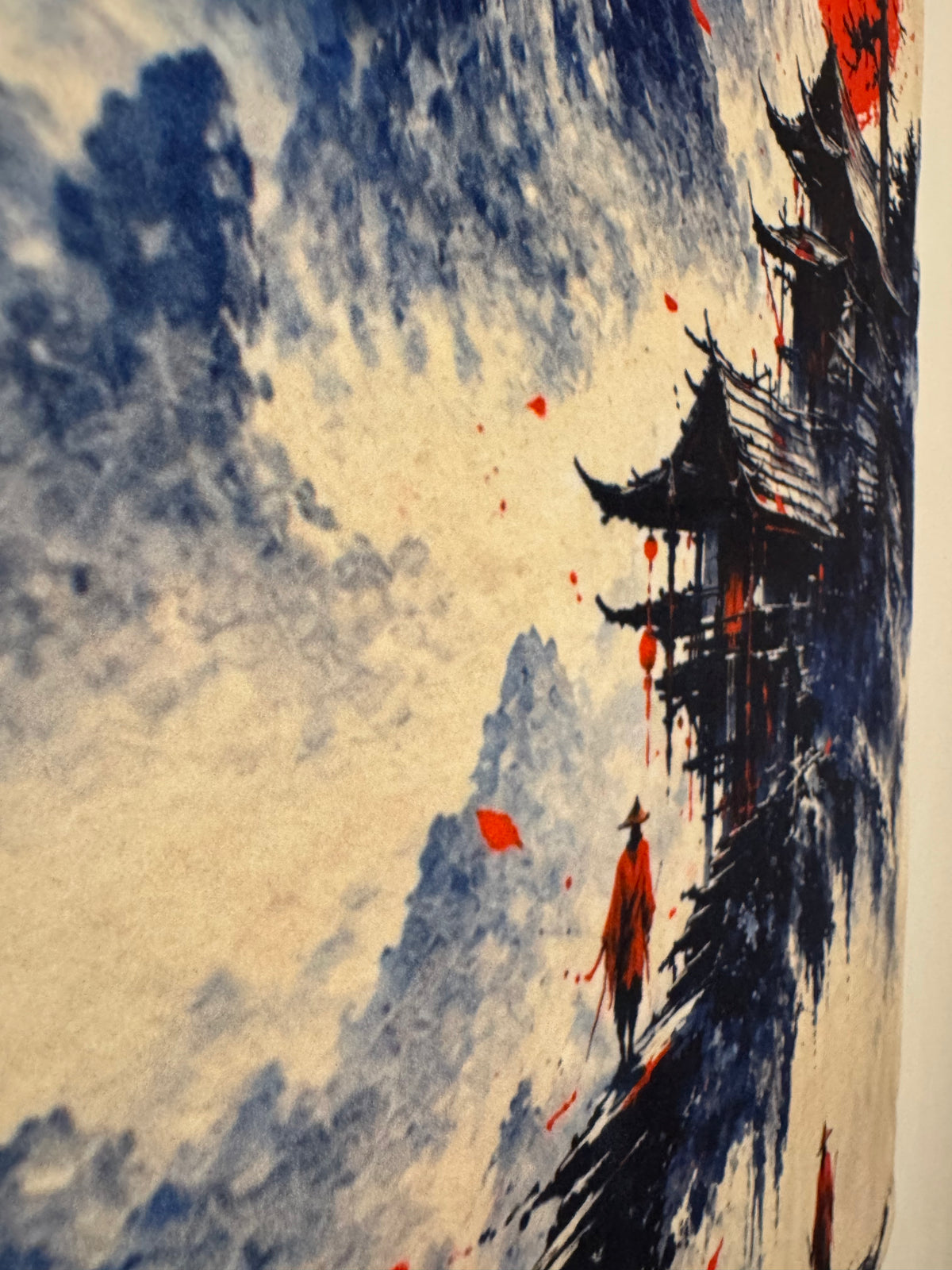 Calm Red Sun Wall Art