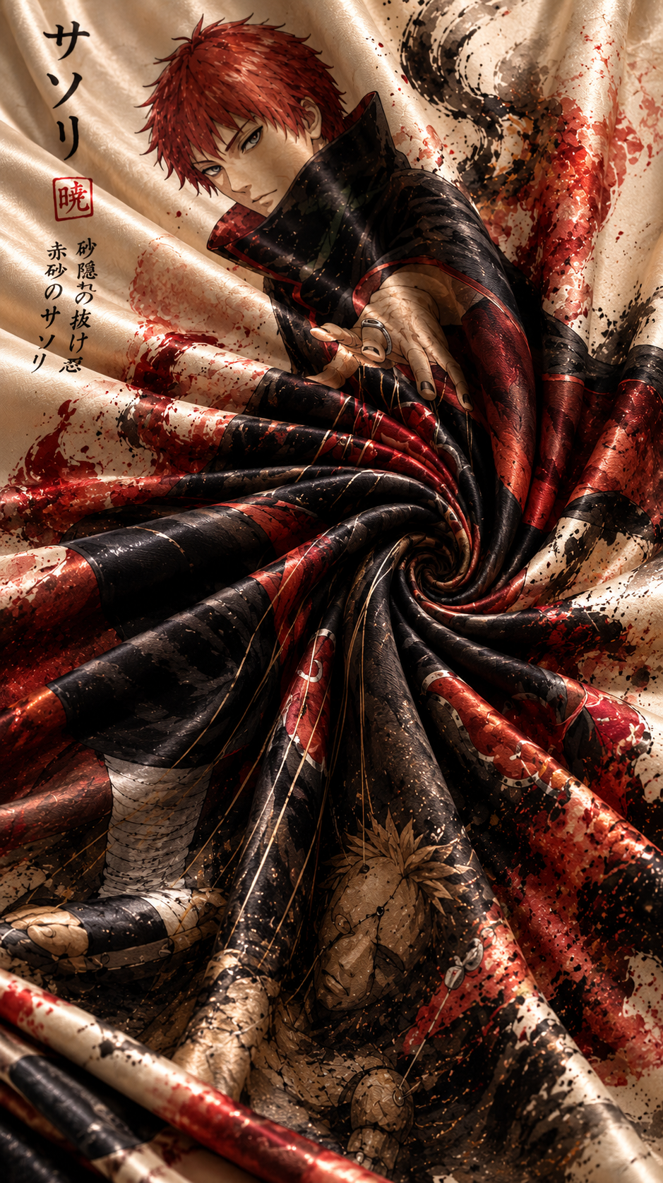 Sasori Puppet Art Wall Tapestry