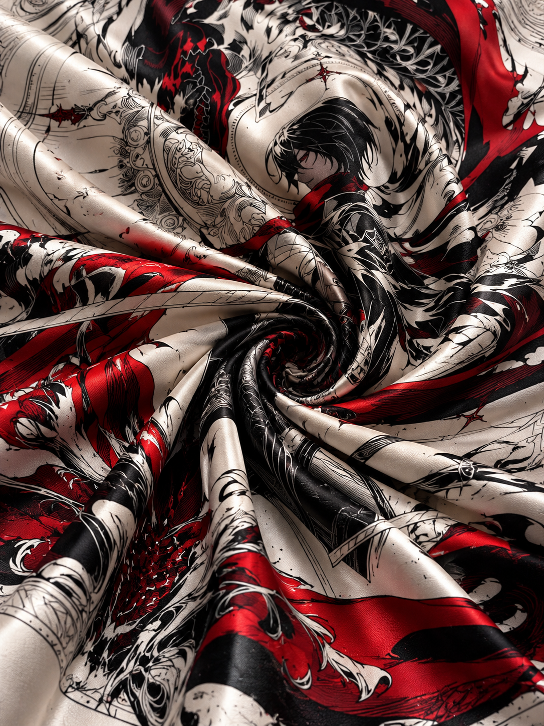Dark Art Ninja Wall Tapestry