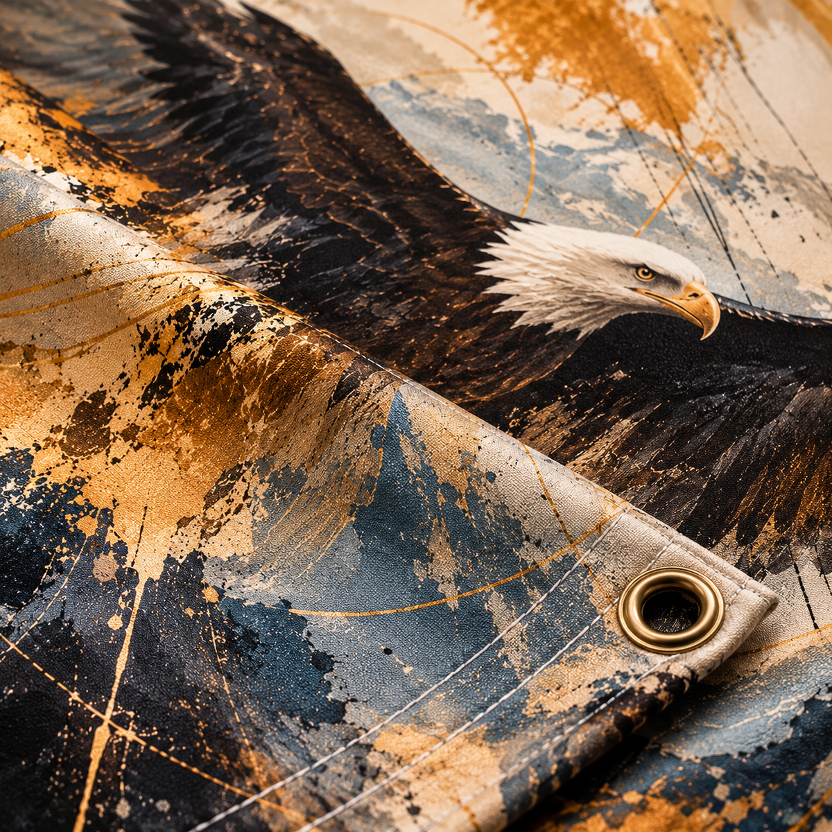 Attacking Eagle Wall Tapestry