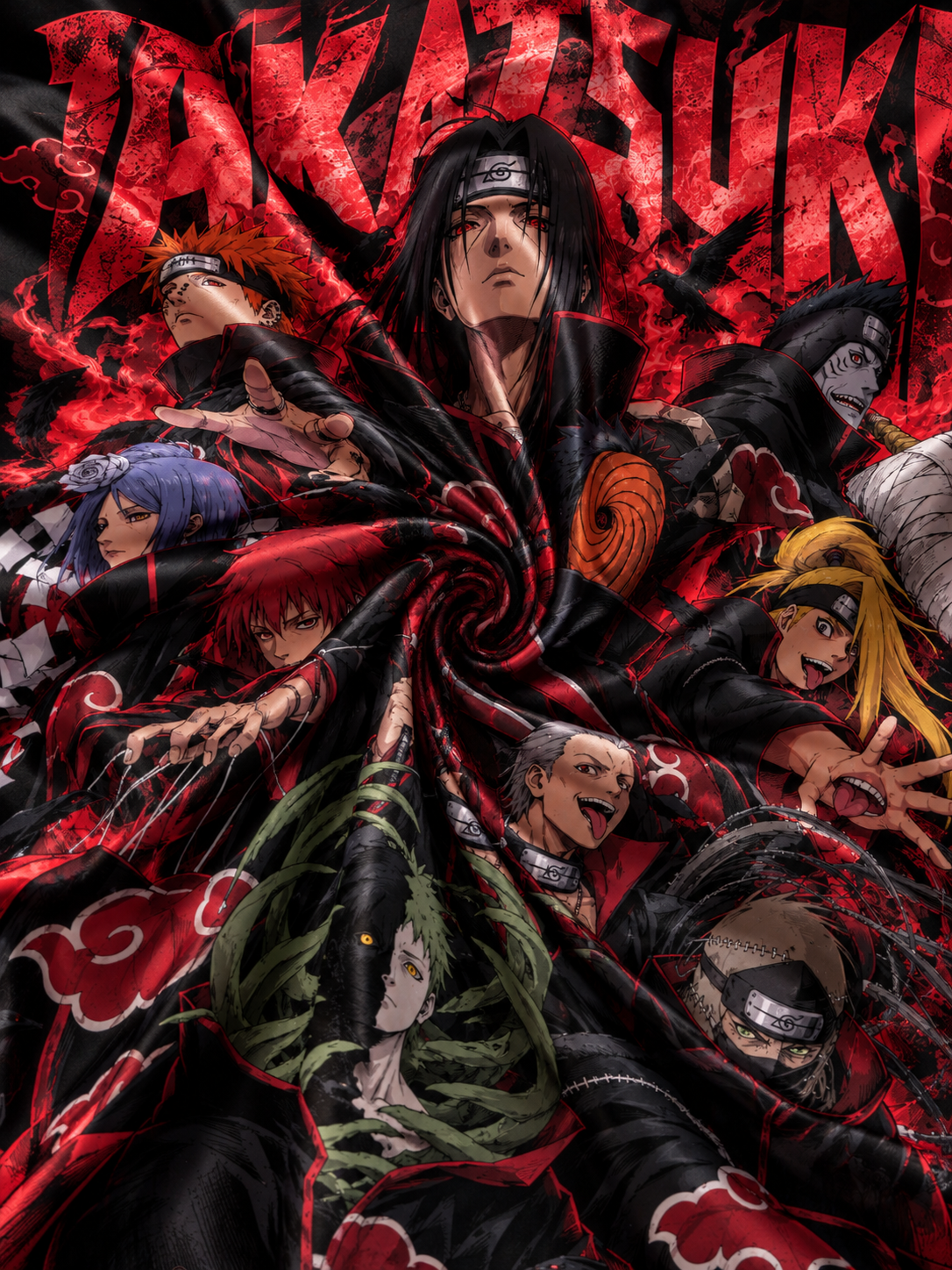 Akatsuki Naruto Wall Tapestry