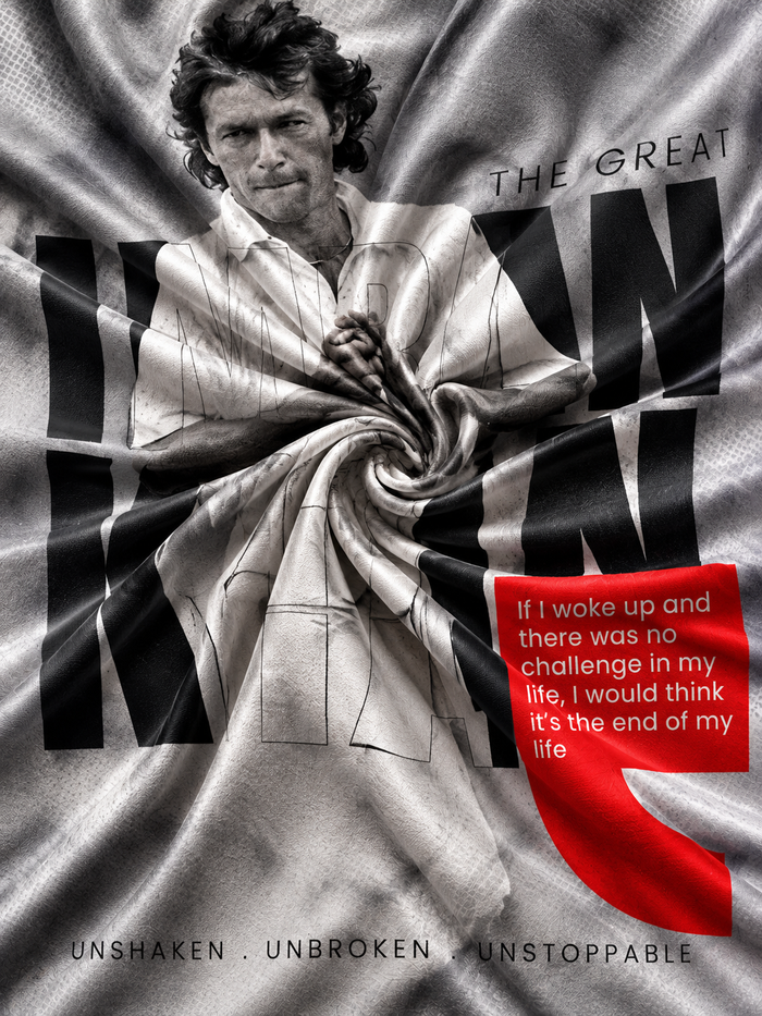 Imran Khan the Cricket Legend Wall Tapestry