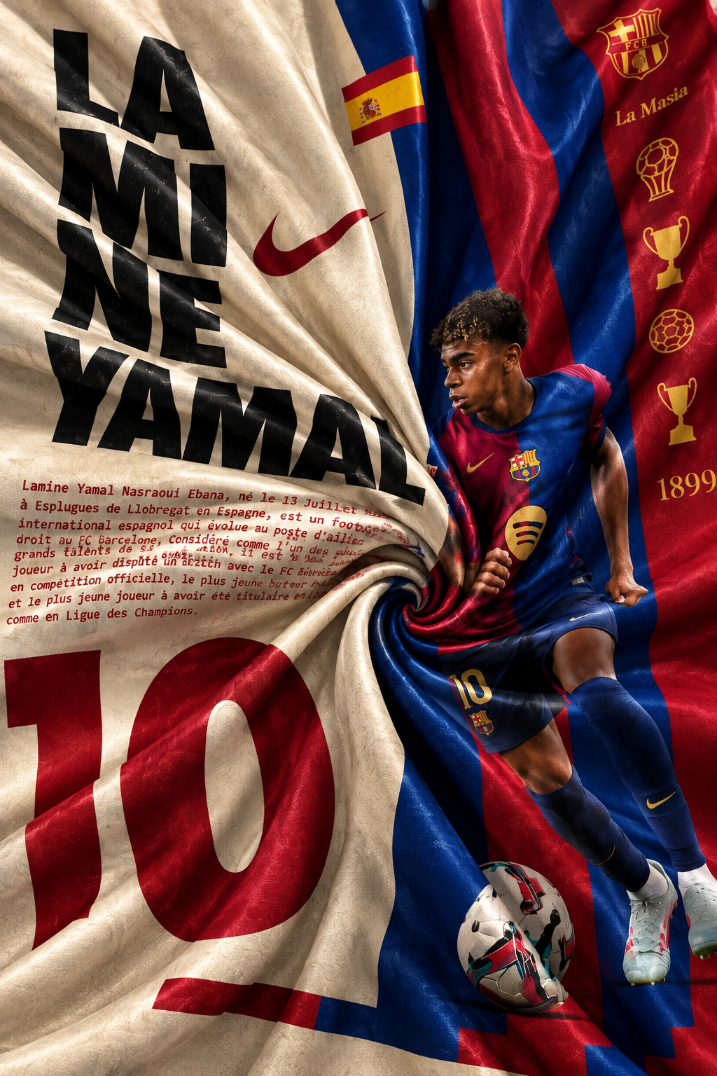 Lamine Yamal Wall Tapestry
