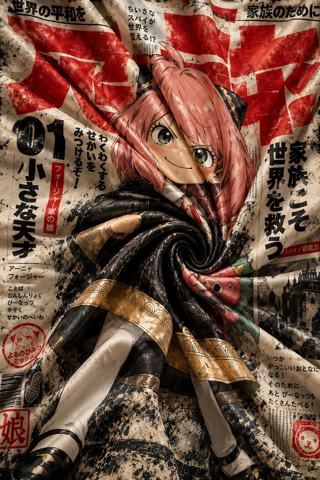 Anya in Style Wall Tapestry
