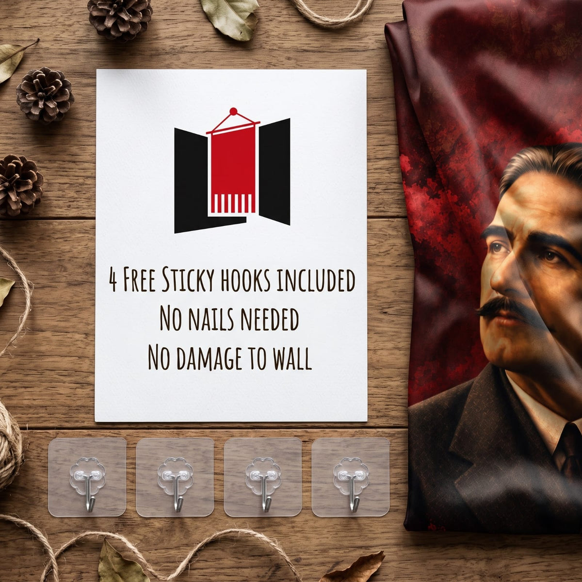 Khudi by Allama Iqbal Wall Tapestry