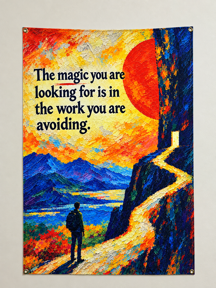 The Magic You Are Looking For Quote Tapestry